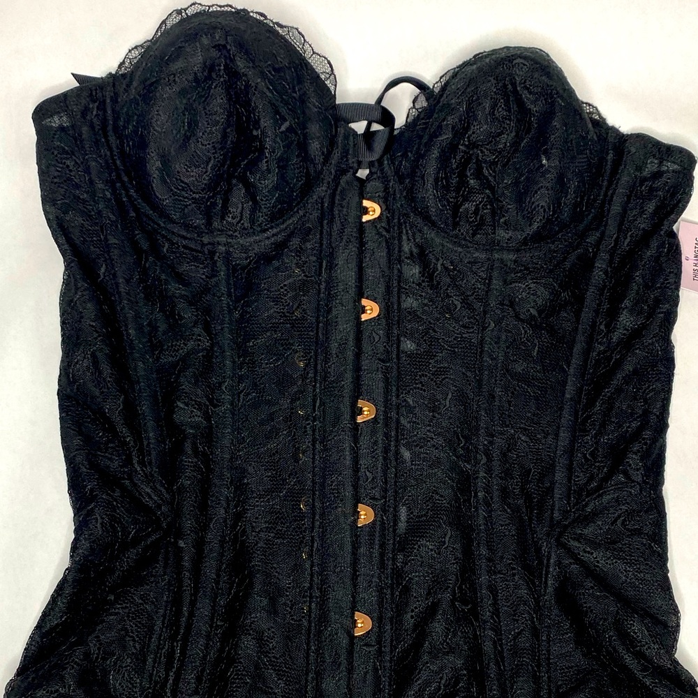 Savage X Fenty Embroidered Lace Corset